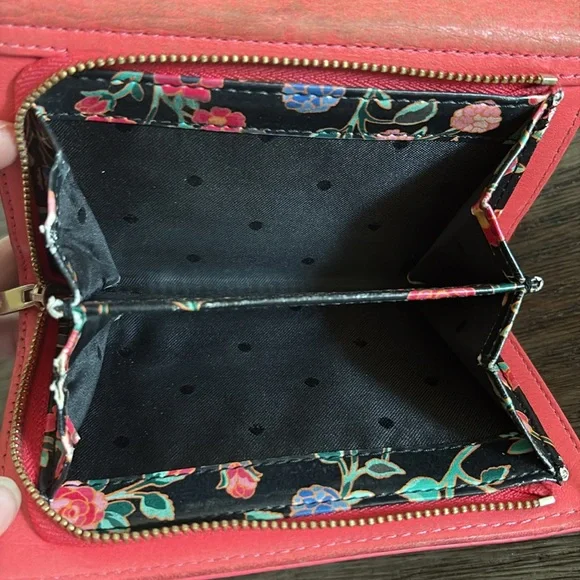 Lot of 2x [Kate Spade] Bi-Fold & Tri-Fold Pink Small Snap Button Close Wallets - Picture 16 of 16